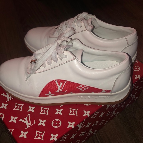 Louis Vuitton | Shoes | Louis Vuitton Sport Supreme White Monogram 代引可 Monogram White Supreme LouisVuittonSport スニーカー